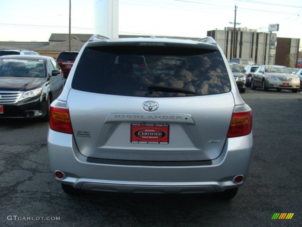 2010 Highlander Limited 4WD - Classic Silver Metallic / Ash photo #5