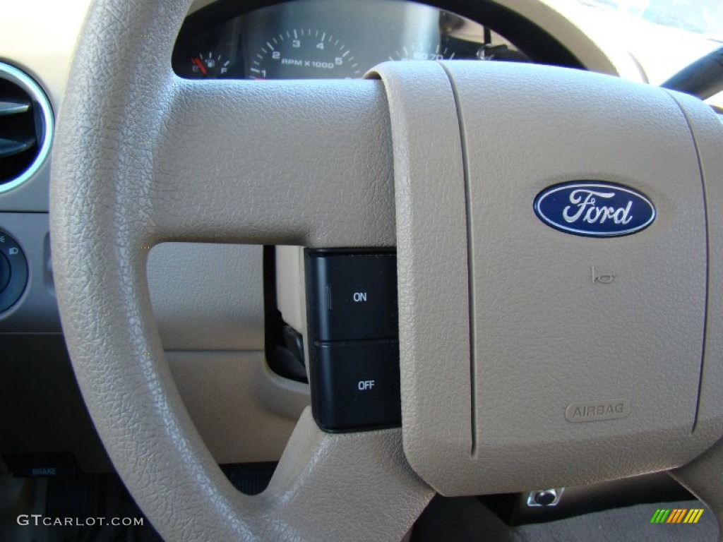 2006 F150 XLT SuperCab - Oxford White / Tan photo #18