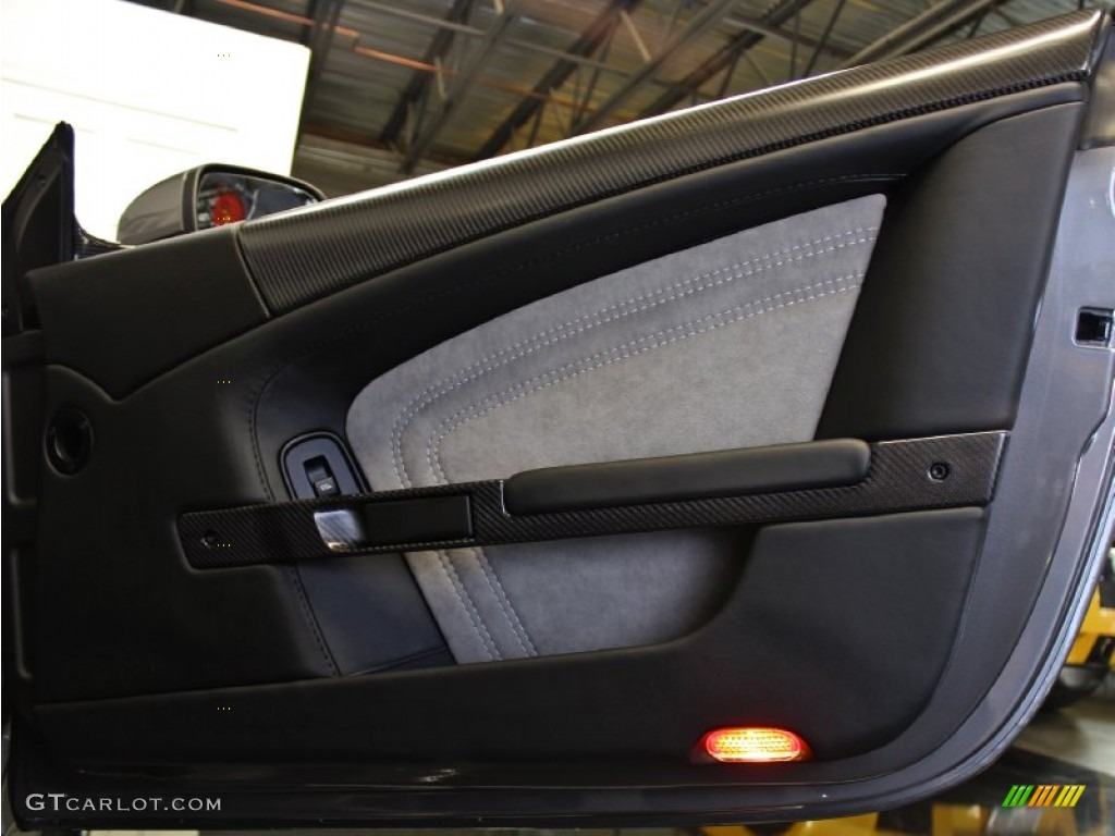 2009 Aston Martin DBS Coupe Obsidian Black Door Panel Photo #73361006