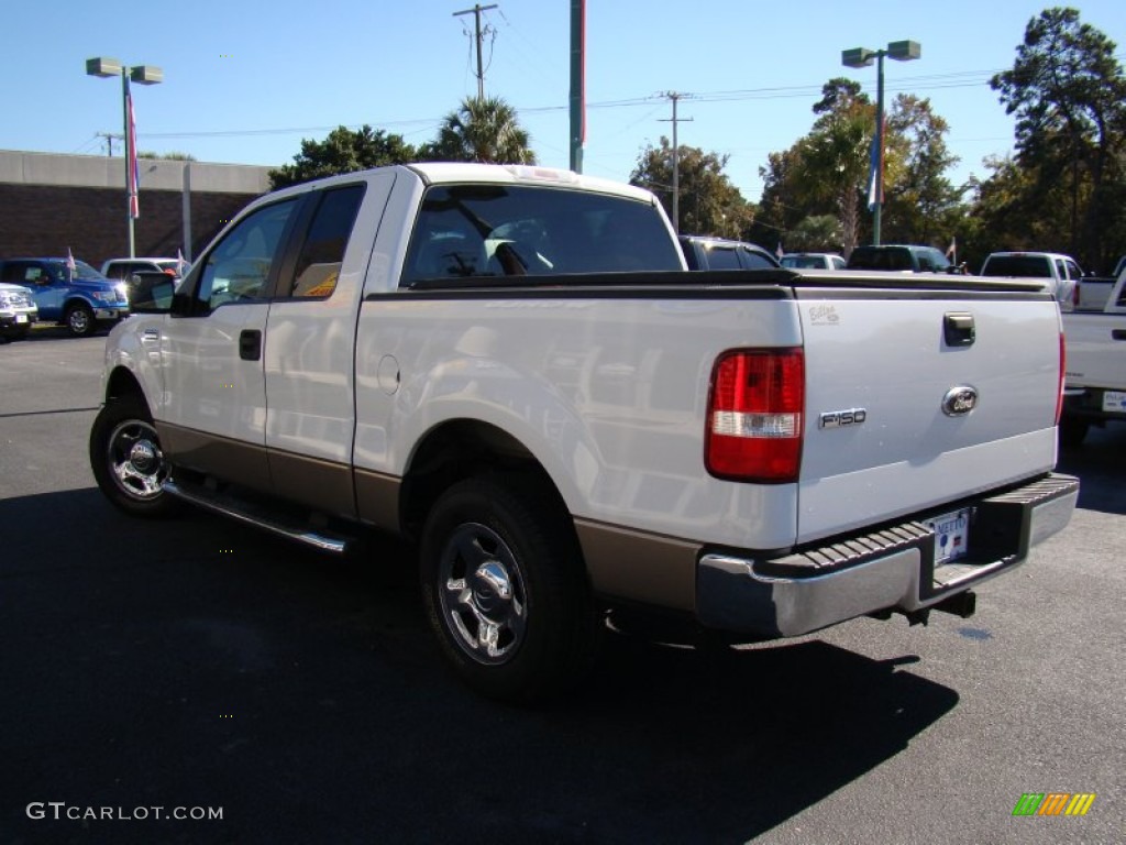 2006 F150 XLT SuperCab - Oxford White / Tan photo #26