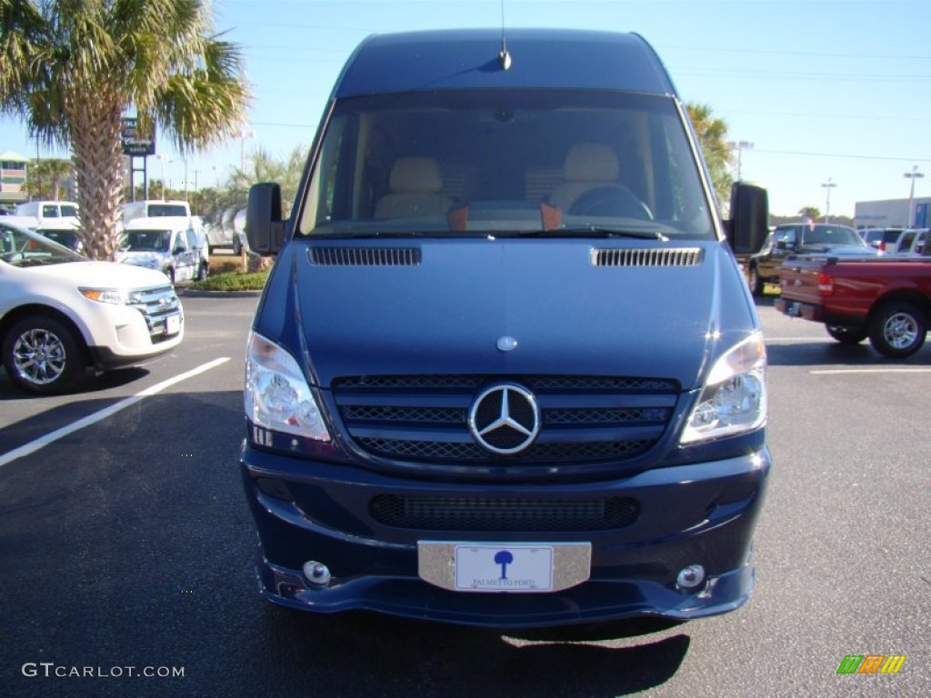 2012 Sprinter 2500 High Roof Passenger Conversion - Atlantis Blue / Beige photo #3