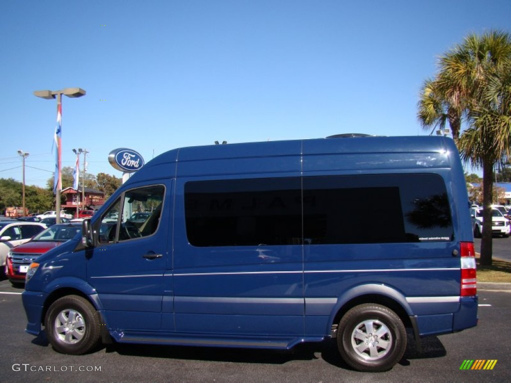 2012 Sprinter 2500 High Roof Passenger Conversion - Atlantis Blue / Beige photo #5