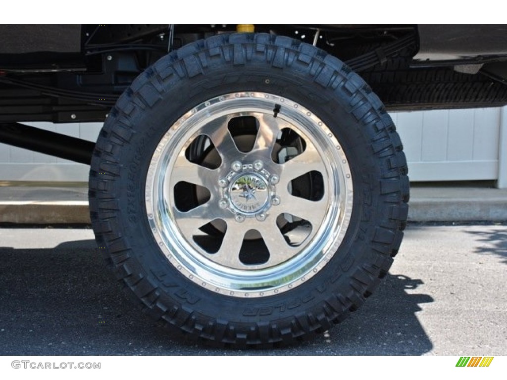 2012 Ford F250 Super Duty Lariat Crew Cab 4x4 Custom Wheels Photo #73361675