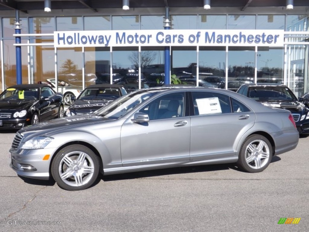 2013 S 550 4Matic Sedan - Palladium Silver Metallic / Ash/Grey photo #1