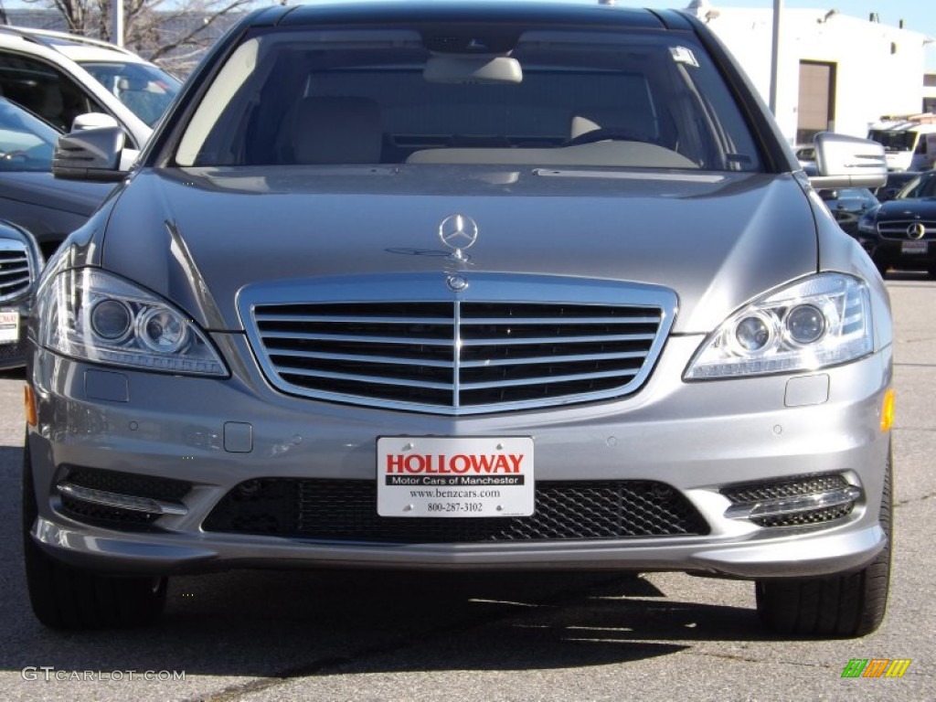 2013 S 550 4Matic Sedan - Palladium Silver Metallic / Ash/Grey photo #2