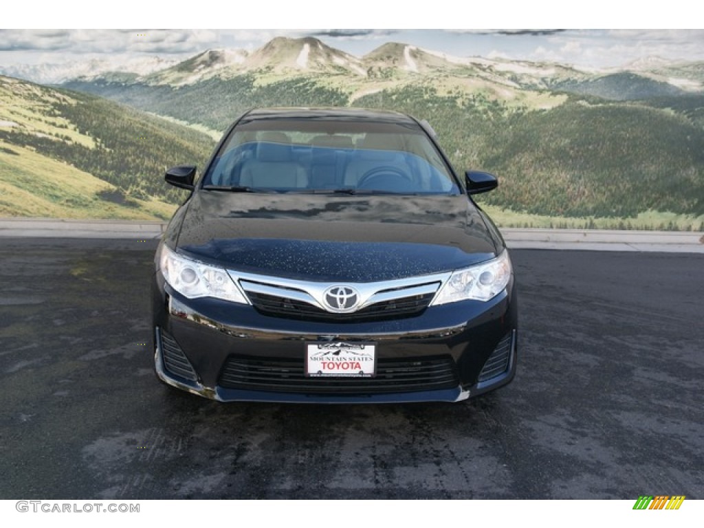 2012 Camry LE - Attitude Black Metallic / Ash photo #3