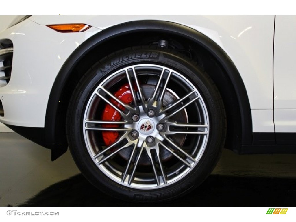 2011 Cayenne Turbo - Sand White / Umber Brown photo #17