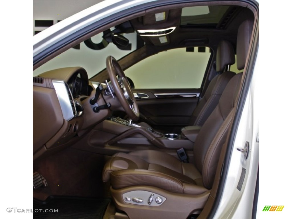 2011 Cayenne Turbo - Sand White / Umber Brown photo #23