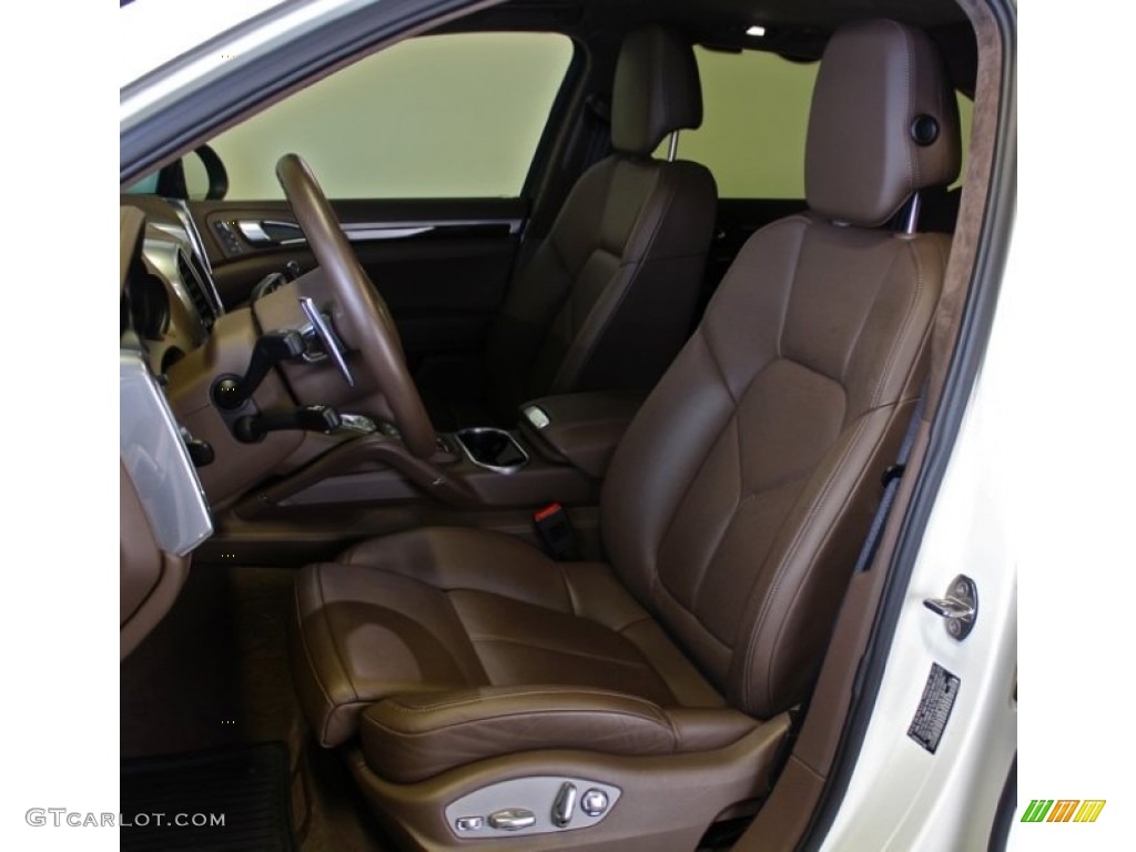 Umber Brown Interior 2011 Porsche Cayenne Turbo Photo #73362921