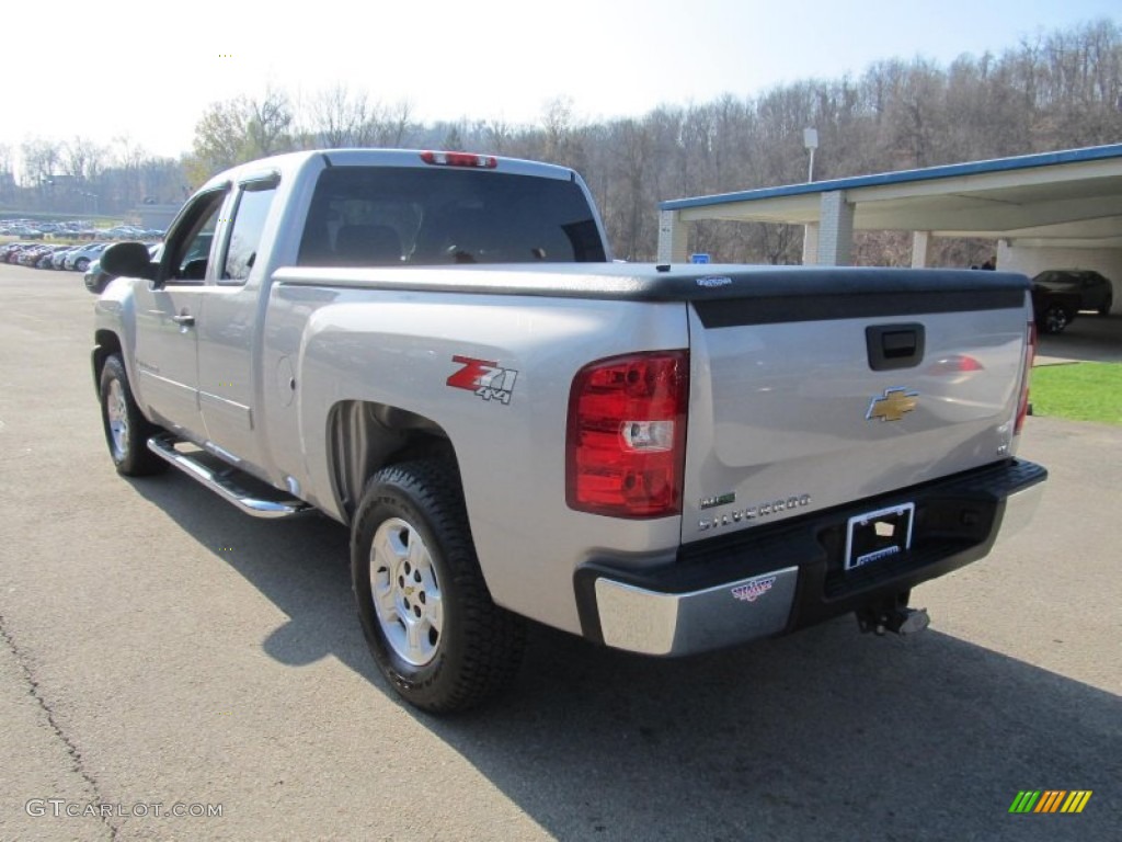 2009 Silverado 1500 LT Extended Cab 4x4 - Silver Birch Metallic / Ebony photo #4