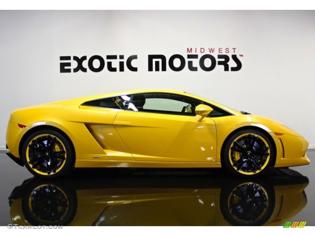 2011 Gallardo LP 560-4 - Giallo Midas (Yellow) / Nero Perseus photo #2