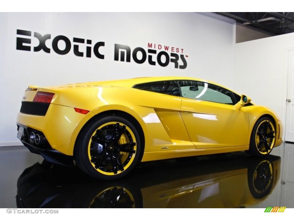 2011 Gallardo LP 560-4 - Giallo Midas (Yellow) / Nero Perseus photo #4