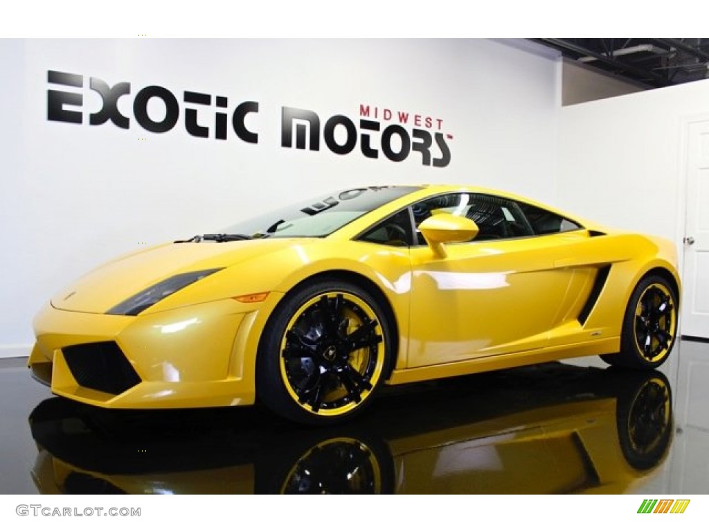 2011 Gallardo LP 560-4 - Giallo Midas (Yellow) / Nero Perseus photo #5