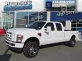 2008 Oxford White Ford F350 Super Duty XL Crew Cab 4x4  photo #1