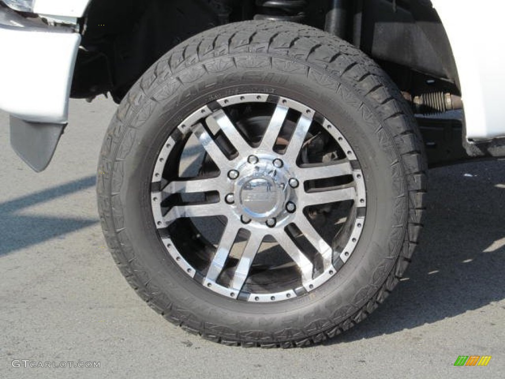 2008 Ford F350 Super Duty XL Crew Cab 4x4 Custom Wheels Photo #73364516