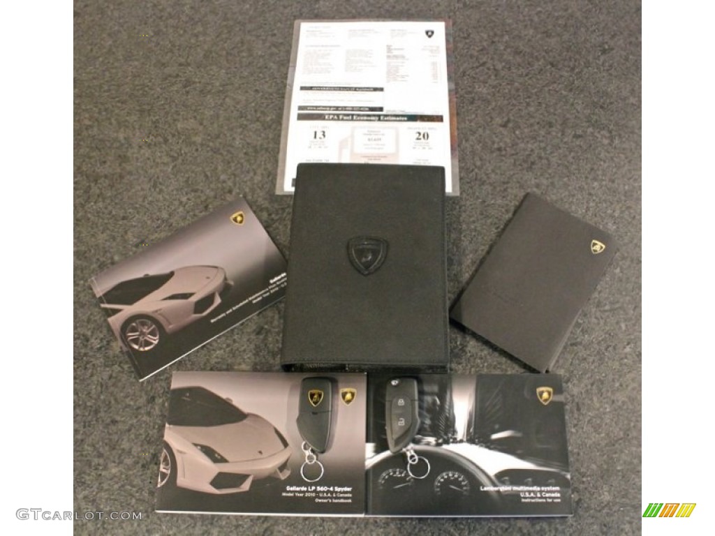 2010 Lamborghini Gallardo LP560-4 Spyder Books/Manuals Photos