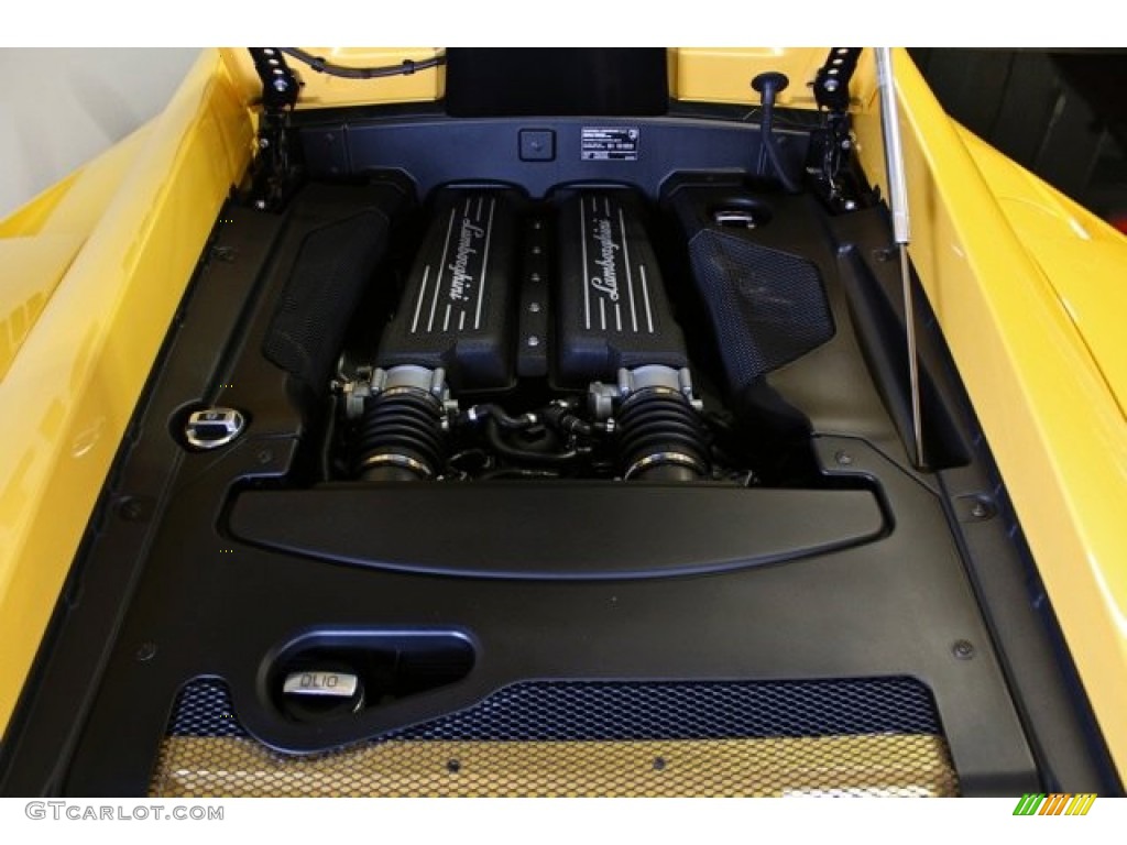 2009 Lamborghini Gallardo LP560-4 Coupe 5.2 Liter DOHC 40-Valve VVT V10 Engine Photo #73365453