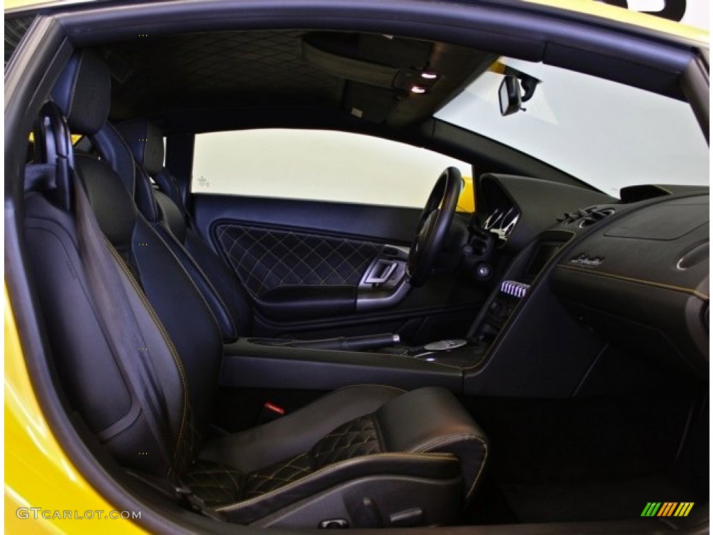 Nero Perseus Interior 2009 Lamborghini Gallardo LP560-4 Coupe Photo #73365530