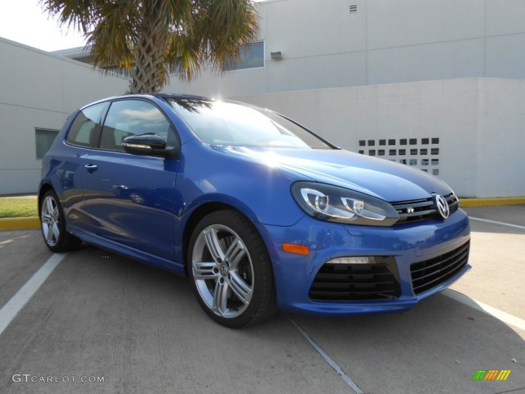 Rising Blue Metallic 2013 Volkswagen Golf R 2 Door 4Motion Exterior Photo #73365539