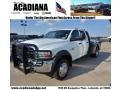 Bright White 2011 Dodge Ram 4500 HD SLT Crew Cab 4x4 Flat Bed