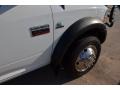 2011 Bright White Dodge Ram 4500 HD SLT Crew Cab 4x4 Flat Bed  photo #13