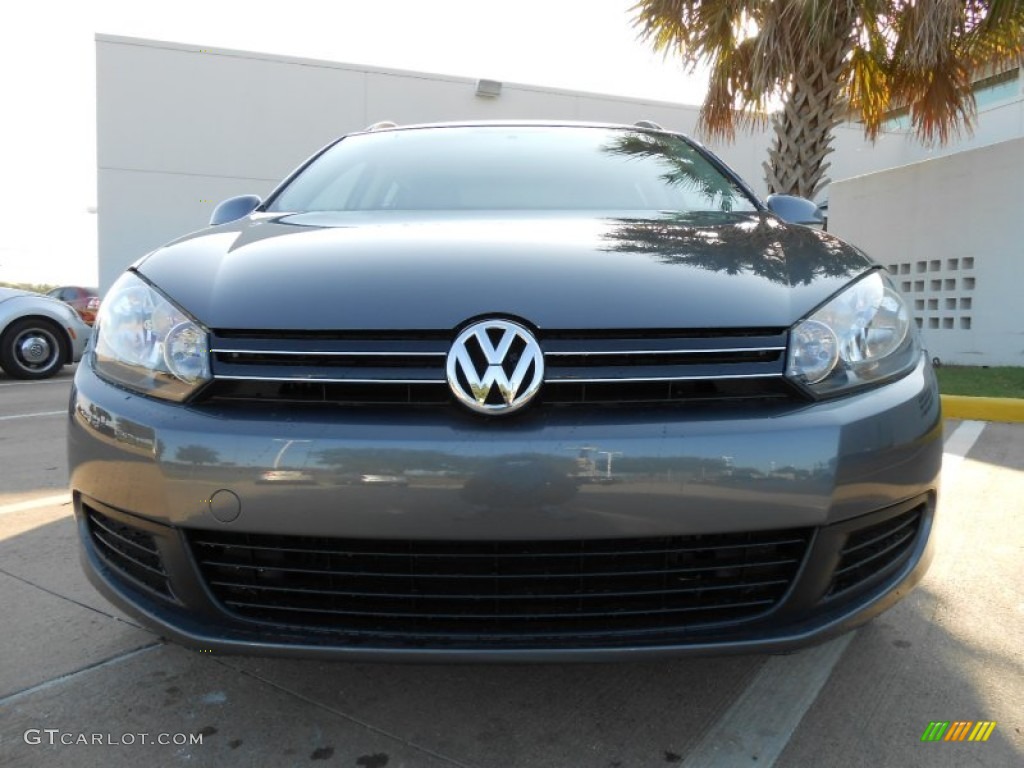 2013 Jetta TDI SportWagen - Platinum Gray Metallic / Titan Black photo #2