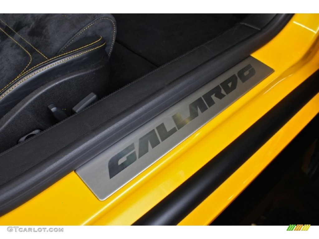 2008 Gallardo Spyder - Giallo Midas (Yellow) / Nero Perseus photo #40