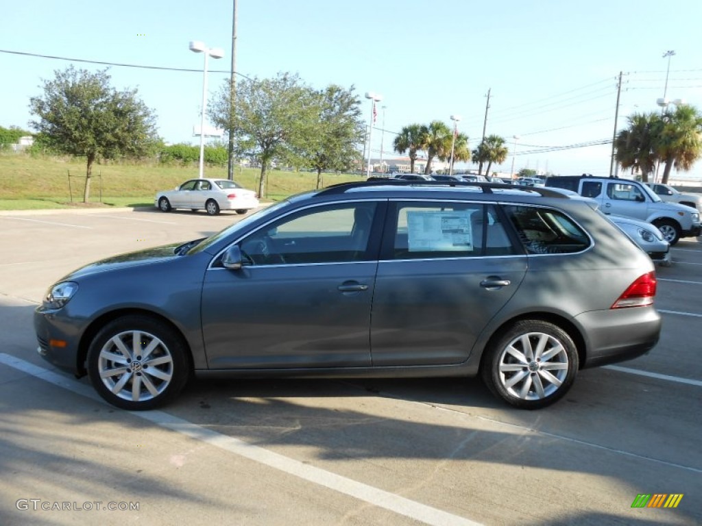 2013 Jetta TDI SportWagen - Platinum Gray Metallic / Titan Black photo #4