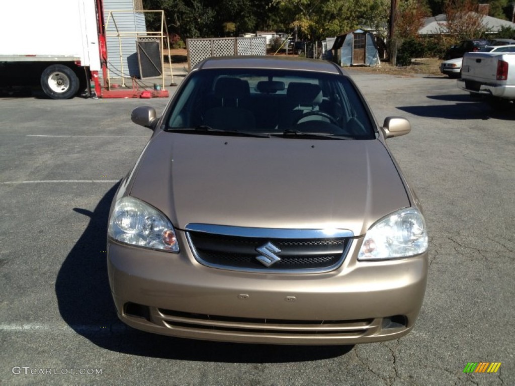 2006 Forenza Sedan - Champagne Beige Metallic / Grey photo #1