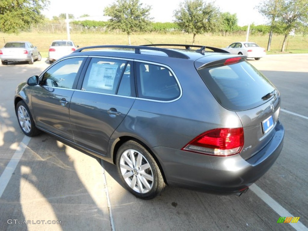 2013 Jetta TDI SportWagen - Platinum Gray Metallic / Titan Black photo #5