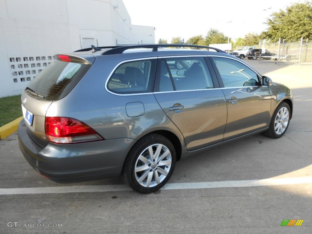 2013 Jetta TDI SportWagen - Platinum Gray Metallic / Titan Black photo #7