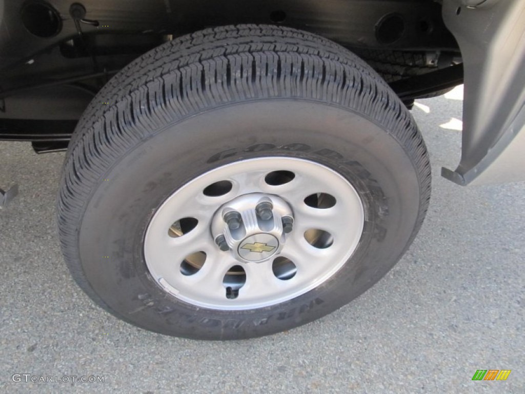 2013 Silverado 1500 Work Truck Extended Cab 4x4 - Silver Ice Metallic / Dark Titanium photo #3