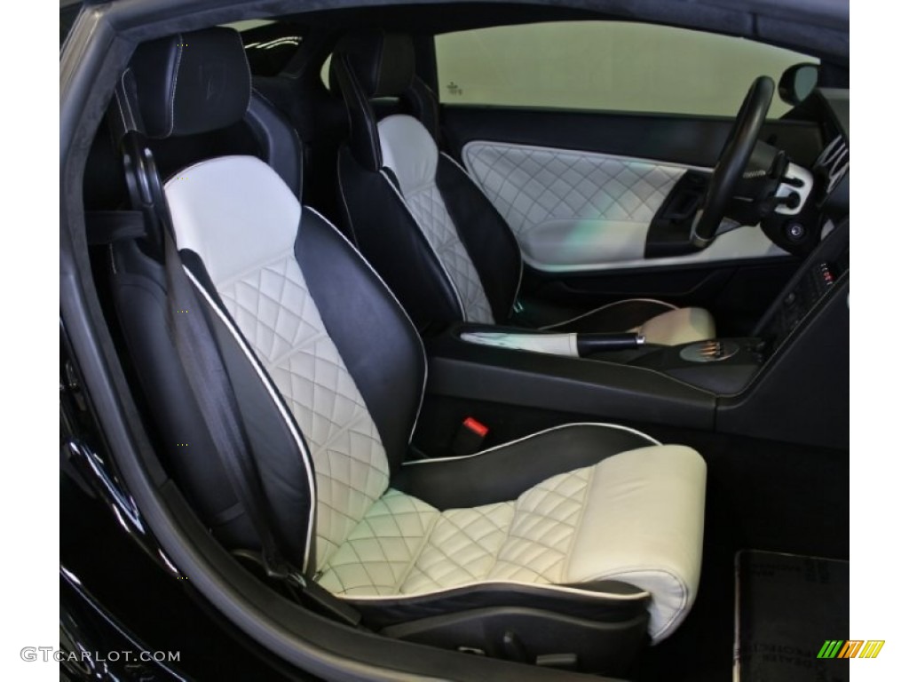 2007 Lamborghini Gallardo Nera E-Gear Front Seat Photo #73368068