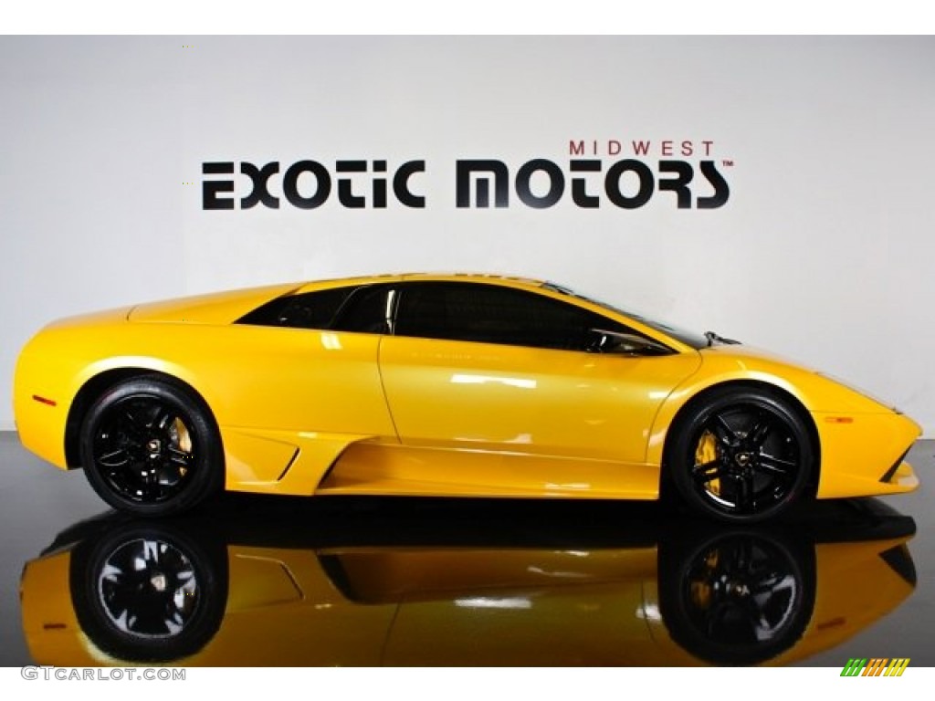 2009 Murcielago LP640 Coupe - Giallo Orion (Yellow) / Nero Perseus photo #2