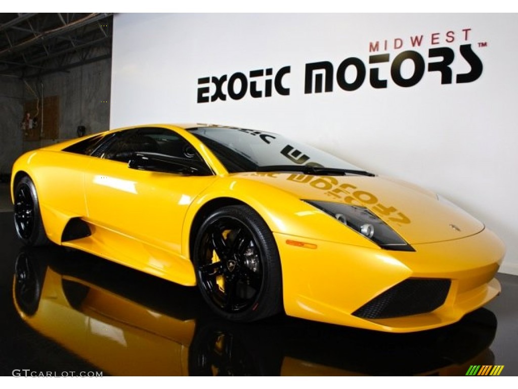 2009 Murcielago LP640 Coupe - Giallo Orion (Yellow) / Nero Perseus photo #3