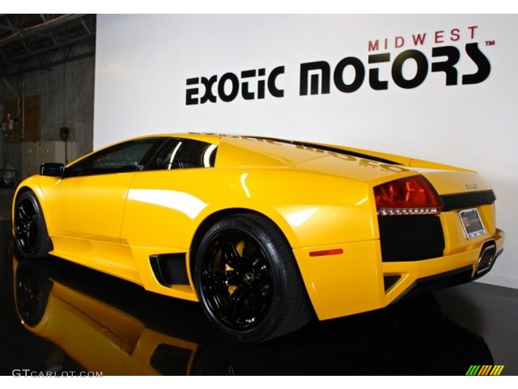 2009 Murcielago LP640 Coupe - Giallo Orion (Yellow) / Nero Perseus photo #5