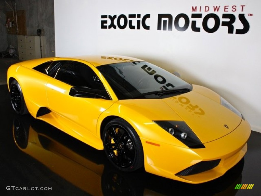2009 Murcielago LP640 Coupe - Giallo Orion (Yellow) / Nero Perseus photo #7