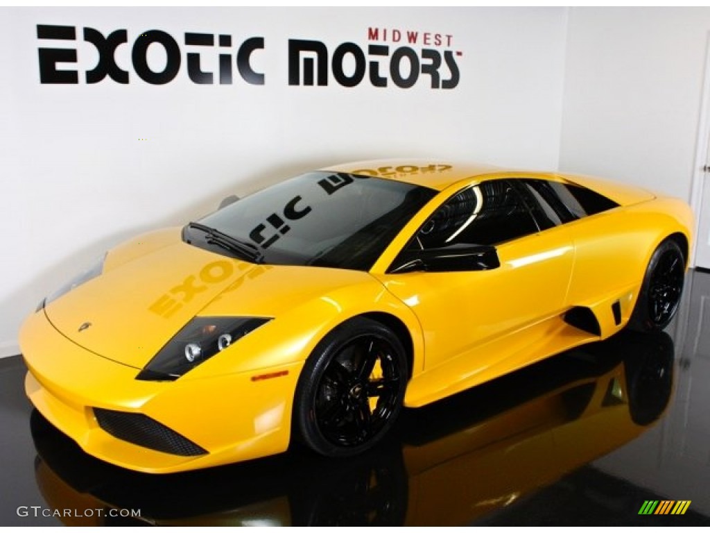 2009 Murcielago LP640 Coupe - Giallo Orion (Yellow) / Nero Perseus photo #8