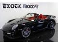 2008 Black Porsche 911 Turbo Cabriolet  photo #11