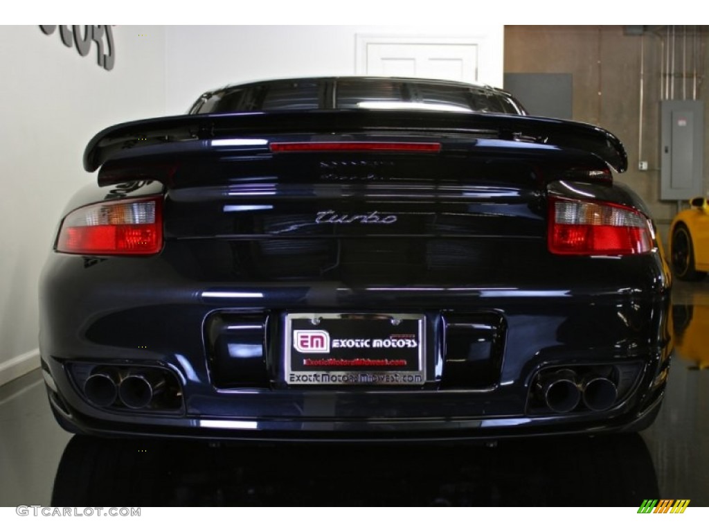 2007 911 Turbo Coupe - Basalt Black Metallic / Terracotta photo #12