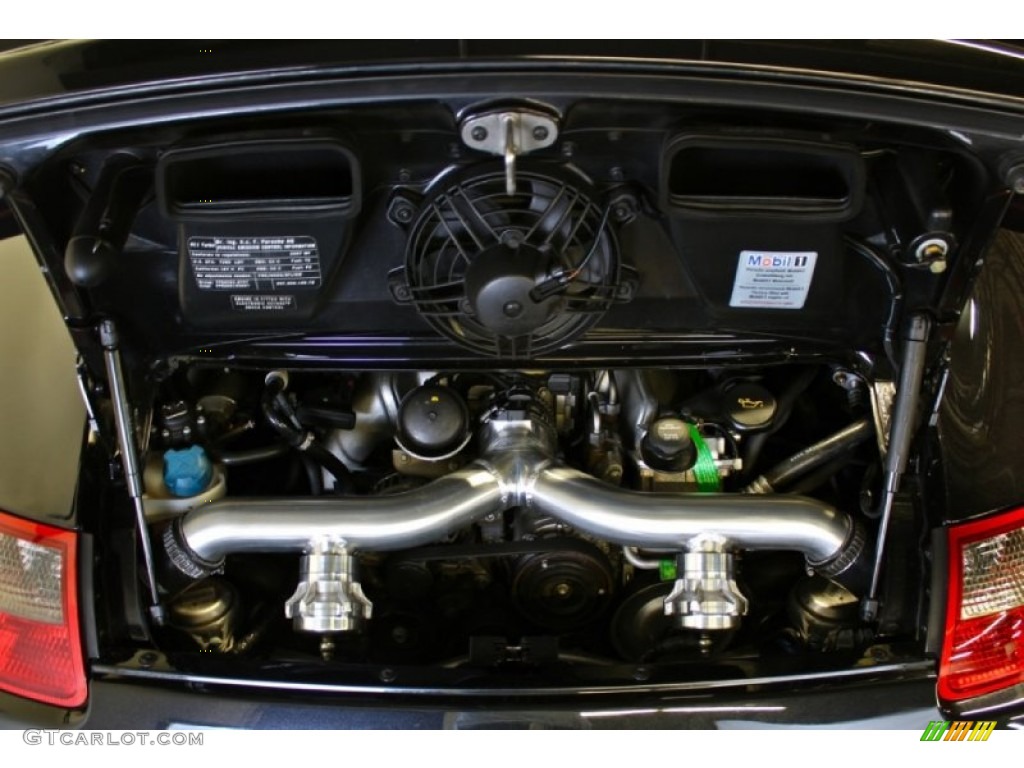 2007 911 Turbo Coupe - Basalt Black Metallic / Terracotta photo #15