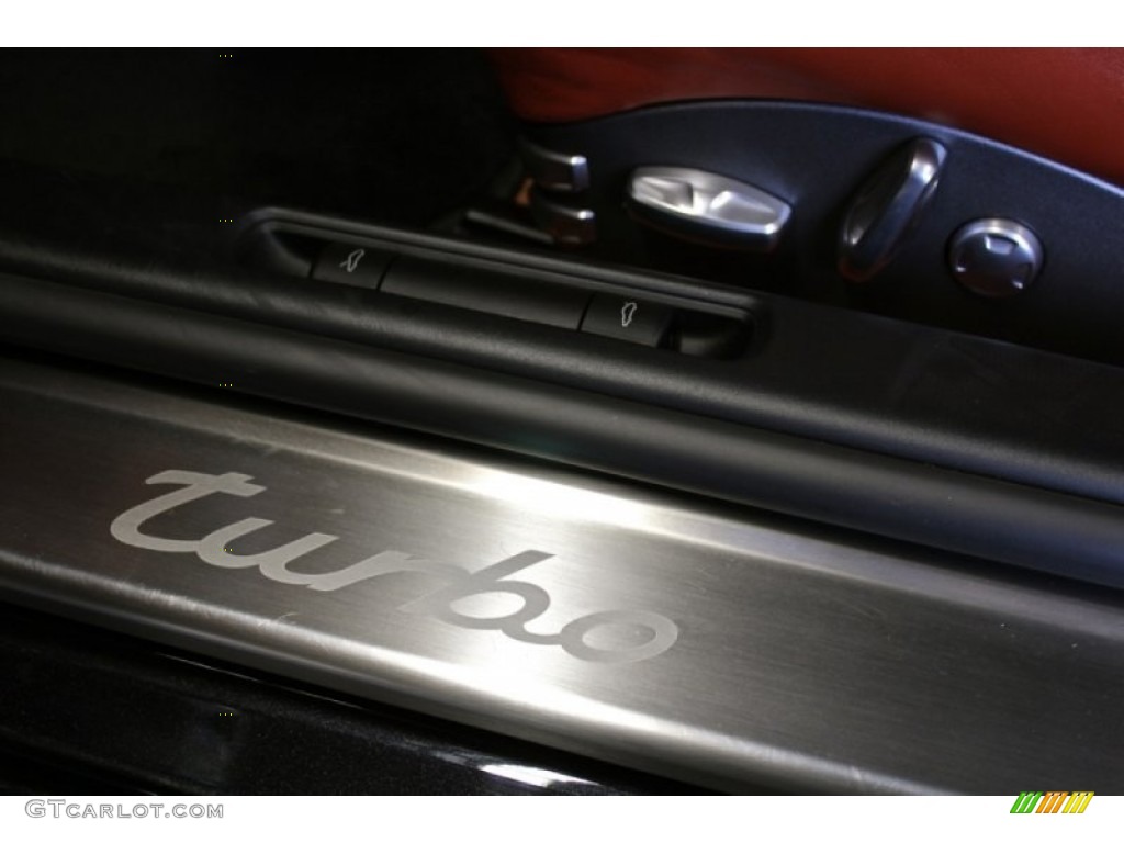 2007 911 Turbo Coupe - Basalt Black Metallic / Terracotta photo #39