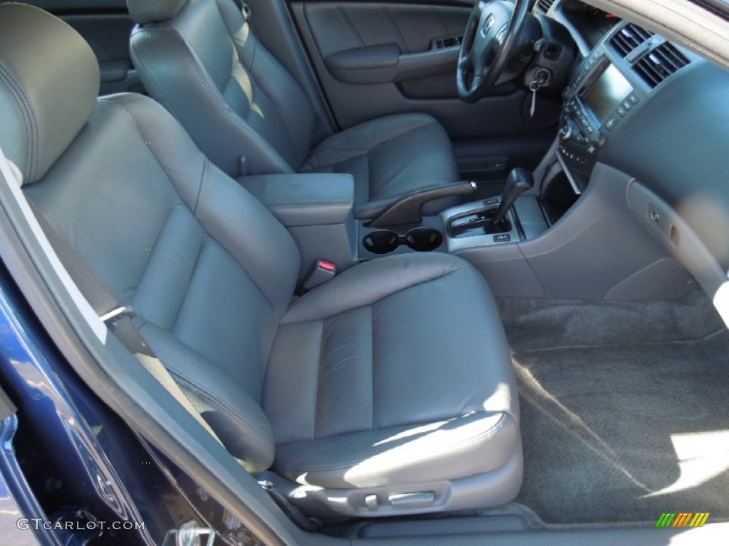 2004 Accord EX V6 Sedan - Eternal Blue Pearl / Gray photo #26