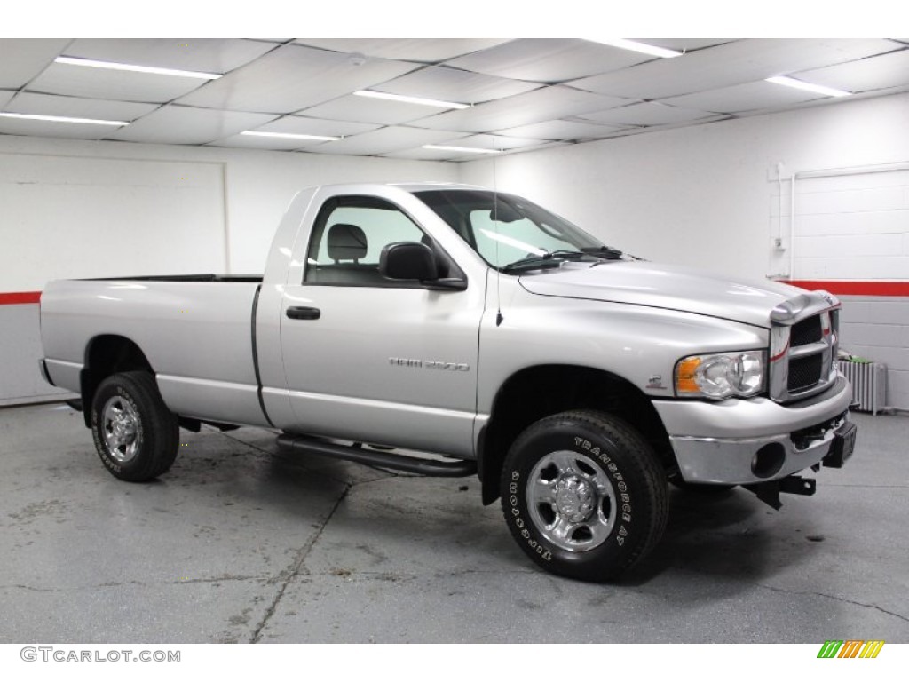Bright Silver Metallic 2004 Dodge Ram 2500 SLT Regular Cab 4x4 Exterior Photo #73372973