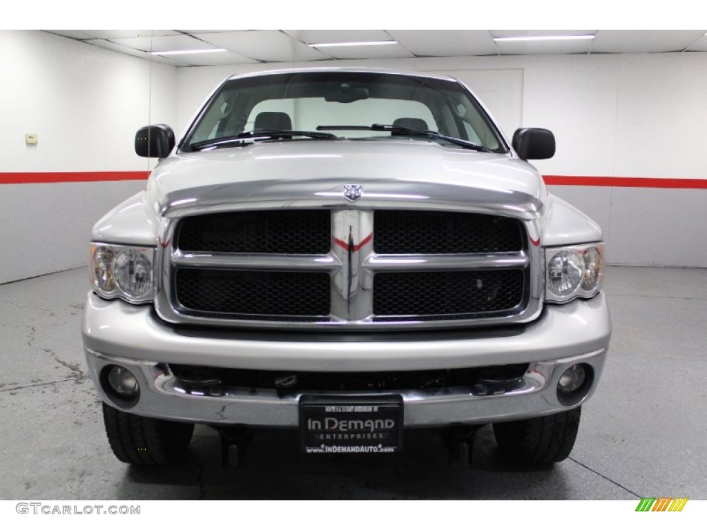 2004 Ram 2500 SLT Regular Cab 4x4 - Bright Silver Metallic / Dark Slate Gray photo #4