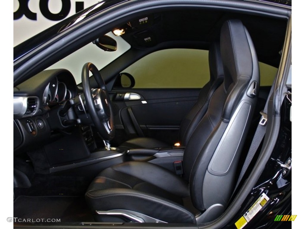 Black Interior 2009 Porsche 911 Carrera 4S Coupe Photo #73373118