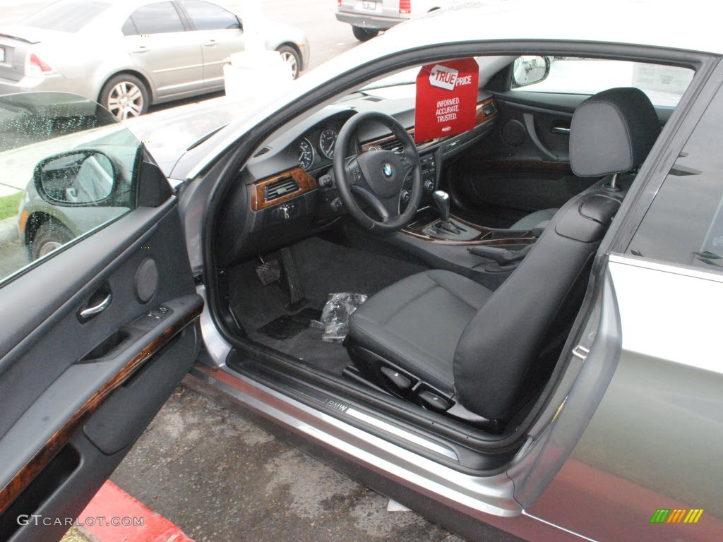 2010 3 Series 328i Coupe - Space Gray Metallic / Black photo #23