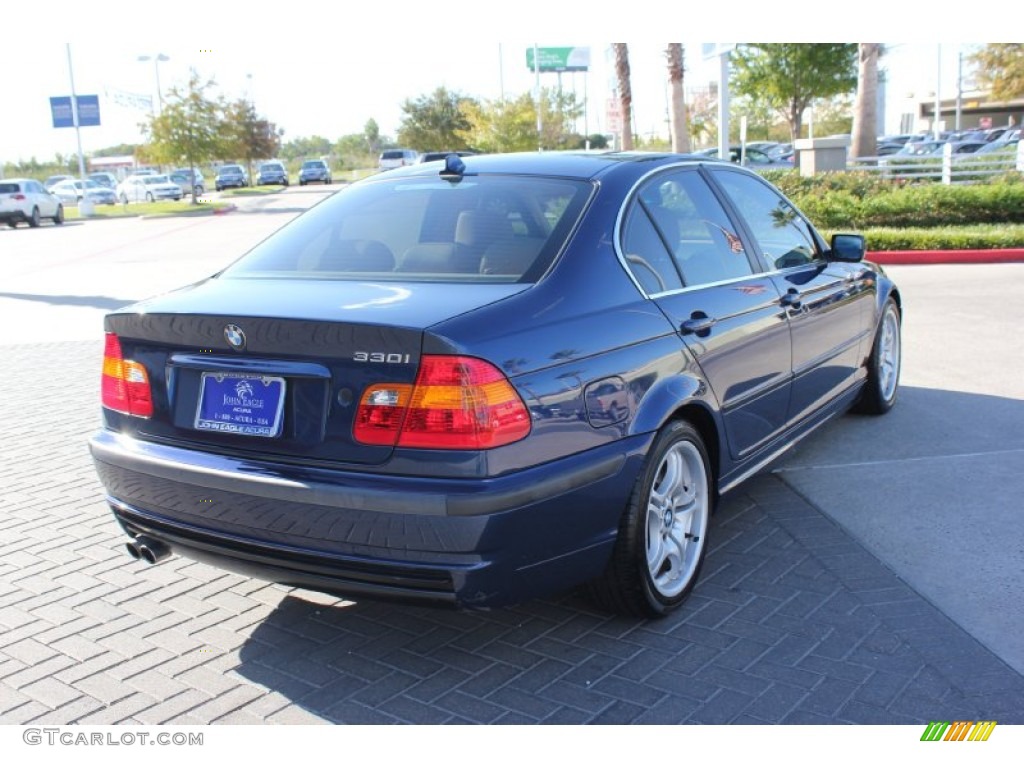 2004 3 Series 330i Sedan - Mystic Blue Metallic / Sand photo #8