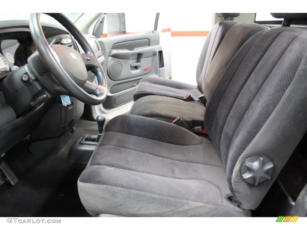 Dark Slate Gray Interior 2004 Dodge Ram 2500 SLT Regular Cab 4x4 Photo #73373820