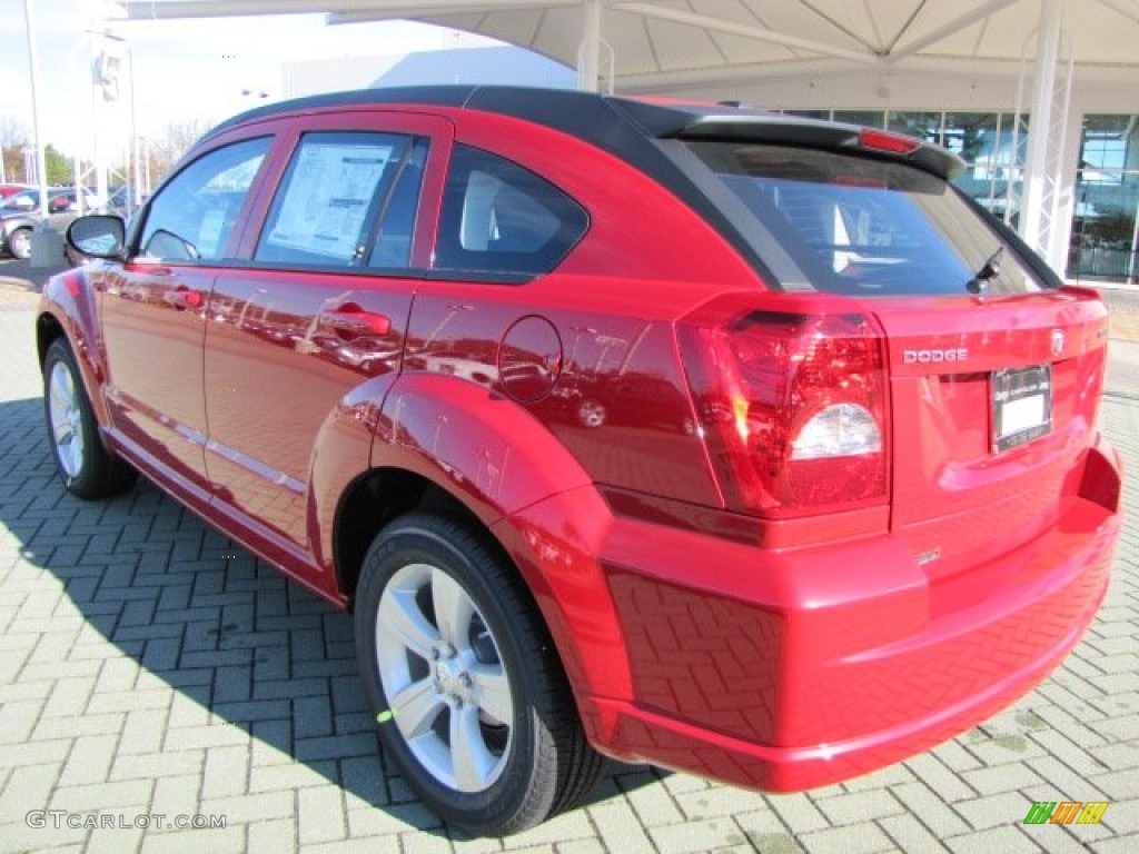 2012 Caliber SXT - Redline 2-Coat Pearl / Dark Slate Gray photo #2